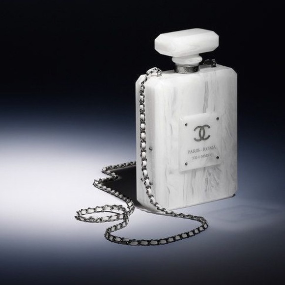 chanel perfume bottle bag replica